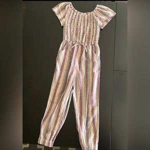 Girls Justice size 7 jumpsuit
